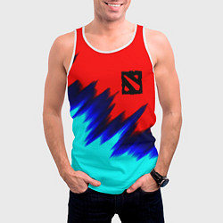 Майка-безрукавка мужская Dota краски, цвет: 3D-белый — фото 2