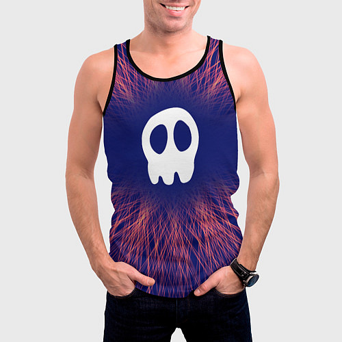 Мужская майка без рукавов Babymetal red energy / 3D-Черный – фото 3