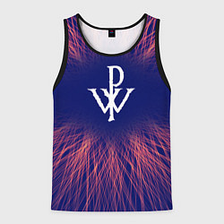 Майка-безрукавка мужская Powerwolf red energy, цвет: 3D-черный