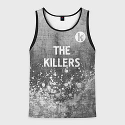 Мужская майка без рукавов The Killers - grey gradient посередине