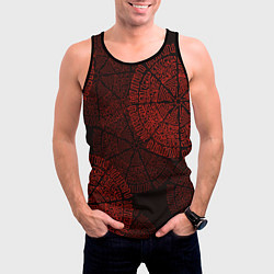 Майка-безрукавка мужская Древне-не-древние узоры, цвет: 3D-черный — фото 2
