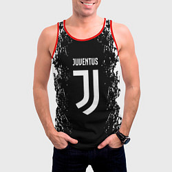 Майка-безрукавка мужская Juventus краски белые, цвет: 3D-красный — фото 2