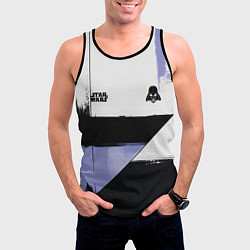 Майка-безрукавка мужская Дарт Вейдер Звездные войны, цвет: 3D-черный — фото 2