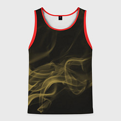 Майка-безрукавка мужская Color smoke yellow, цвет: 3D-красный