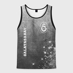 Мужская майка без рукавов Galatasaray - grey gradient вертикально