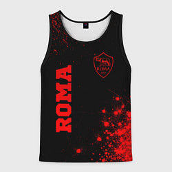 Мужская майка без рукавов Roma - red gradient вертикально