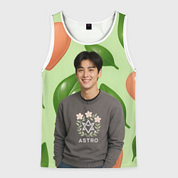 Майка-безрукавка мужская Ча ЫнУ Astro, цвет: 3D-белый