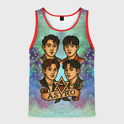 Майка-безрукавка мужская Astro в стиле татуировки, цвет: 3D-красный