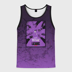 Майка-безрукавка мужская Lazarus: Violet Pattern, цвет: 3D-черный