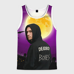 Майка-безрукавка мужская Deadboy Bones, цвет: 3D-белый