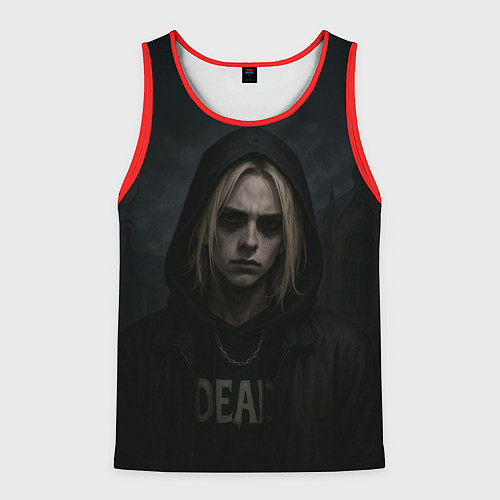 Мужская майка без рукавов Pharaoh - нейроарт / 3D-Красный – фото 1