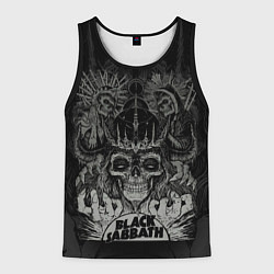 Майка-безрукавка мужская Black Sabbath death skull, цвет: 3D-черный