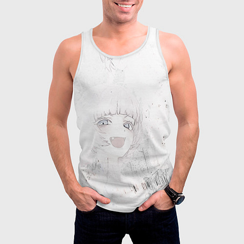 Мужская майка без рукавов Call of the Night Персонаж Nazuna / 3D-Белый – фото 3