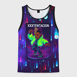 Майка-безрукавка мужская XXXTentacion танцор, цвет: 3D-черный
