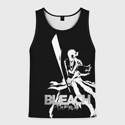 Майка-безрукавка мужская Ичиго с мечом - Блич, цвет: 3D-черный