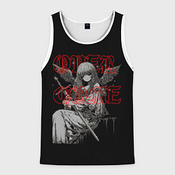 Майка-безрукавка мужская Маленький ангел с мечом - аниме y2k, цвет: 3D-белый