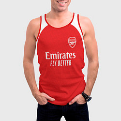 Майка-безрукавка мужская Анри домашняя форма Арсенал 2025 2026, цвет: 3D-красный — фото 2