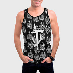 Майка-безрукавка мужская Doom хищник леса, цвет: 3D-черный — фото 2