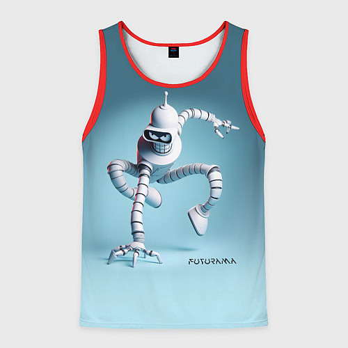 Мужская майка без рукавов Spider Bender - meme / 3D-Красный – фото 1