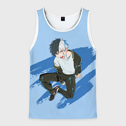 Майка-безрукавка мужская Харука Сакура - Ветролом, цвет: 3D-белый