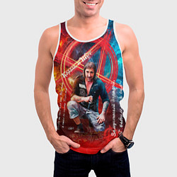 Майка-безрукавка мужская Король и Шут - всегда с нами, цвет: 3D-белый — фото 2