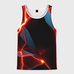 Майка-безрукавка мужская Tile breaking, цвет: 3D-белый