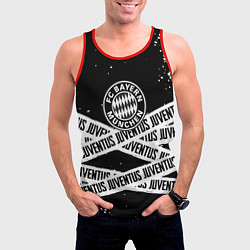 Майка-безрукавка мужская Бавария Мюнхен x Ювентус, цвет: 3D-красный — фото 2