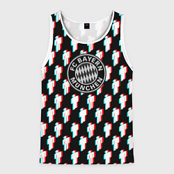 Майка-безрукавка мужская Бавария Мюнхен люди, цвет: 3D-белый