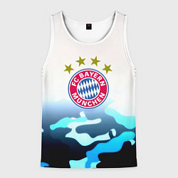 Майка-безрукавка мужская Бавария Мюнхен камуфляж, цвет: 3D-белый