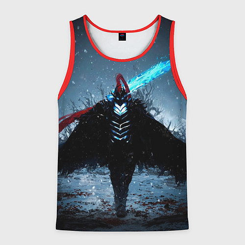 Мужская майка без рукавов Igris solo leveling / 3D-Красный – фото 1