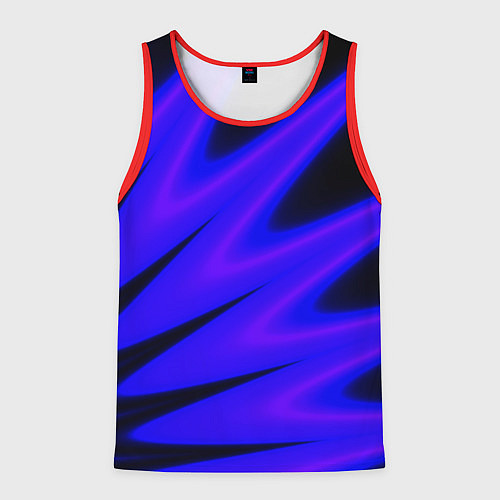 Мужская майка без рукавов Neon is multicolored / 3D-Красный – фото 1