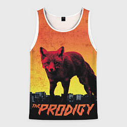 Майка-безрукавка мужская The Prodigy: Red Fox, цвет: 3D-белый