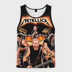 Майка-безрукавка мужская Metallica Band, цвет: 3D-черный