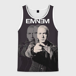 Майка-безрукавка мужская Eminem: You, цвет: 3D-белый