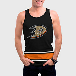 Майка-безрукавка мужская Anaheim Ducks Selanne, цвет: 3D-черный — фото 2