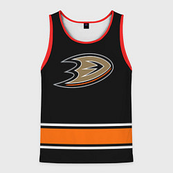 Майка-безрукавка мужская Anaheim Ducks Selanne, цвет: 3D-красный
