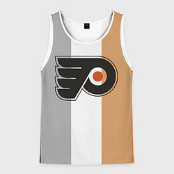 Майка-безрукавка мужская Philadelphia Flyers, цвет: 3D-белый