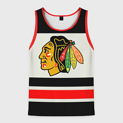 Майка-безрукавка мужская Chicago Blackhawks, цвет: 3D-красный