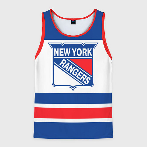 Мужская майка без рукавов New York Rangers / 3D-Красный – фото 1