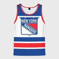 Майка-безрукавка мужская New York Rangers, цвет: 3D-красный