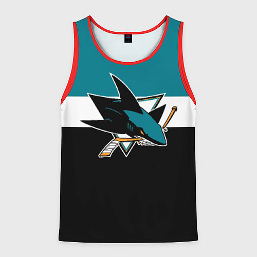 Мужская майка без рукавов San Jose Sharks / 3D-Красный – фото 1