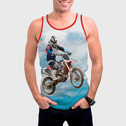 Майка-безрукавка мужская Эндуро, цвет: 3D-красный — фото 2