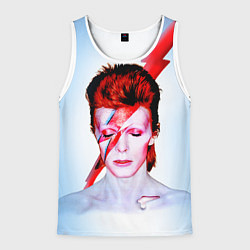 Майка-безрукавка мужская Aladdin sane, цвет: 3D-белый