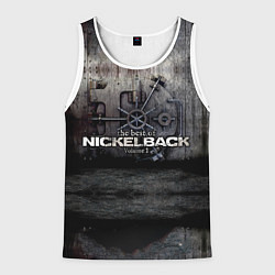 Майка-безрукавка мужская Nickelback Repository, цвет: 3D-белый
