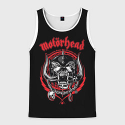 Майка-безрукавка мужская Motorhead, цвет: 3D-белый