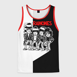 Майка-безрукавка мужская Ramones Boys, цвет: 3D-красный