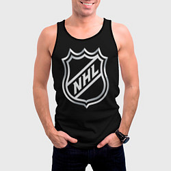 Майка-безрукавка мужская NHL, цвет: 3D-черный — фото 2