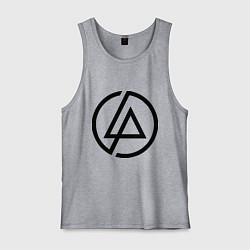 Майка мужская хлопок Linkin Park: Sybmol, цвет: меланж