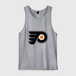 Майка мужская хлопок Philadelphia Flyers, цвет: меланж