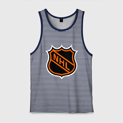 Мужская майка NHL / Синяя тельняшка – фото 1